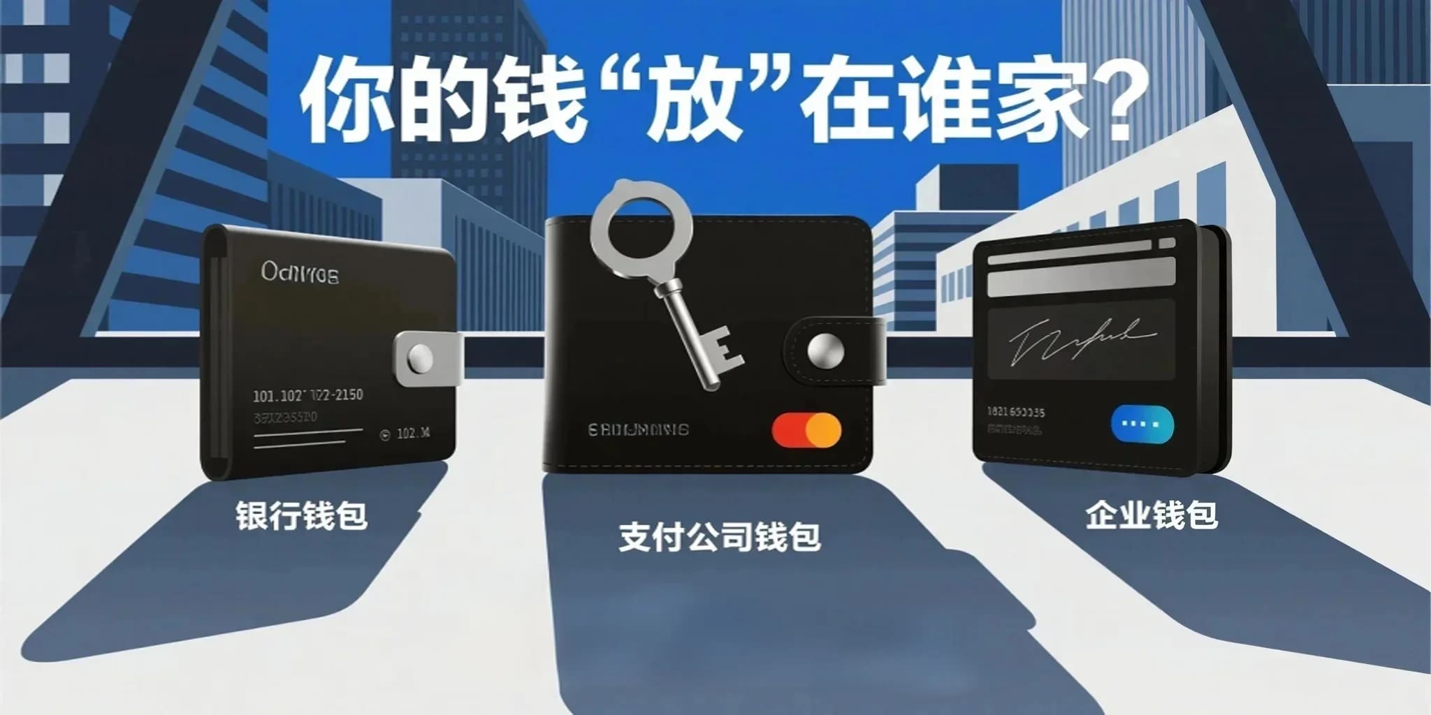 你的钱“放”在谁家？揭秘银行钱包、支付公司钱包与企业钱包的差异
