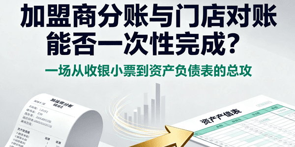 “加盟商分账”与“门店对账”能不能一次性完成？